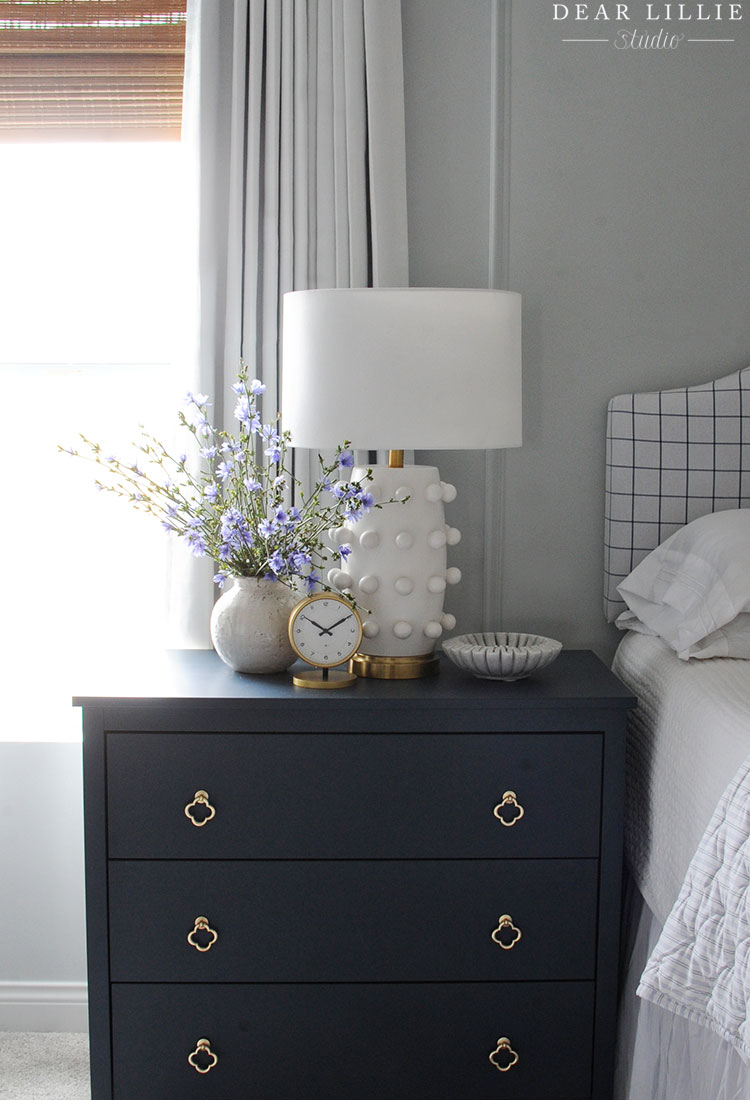 Pleated Drapery Panels In Our Bedroom