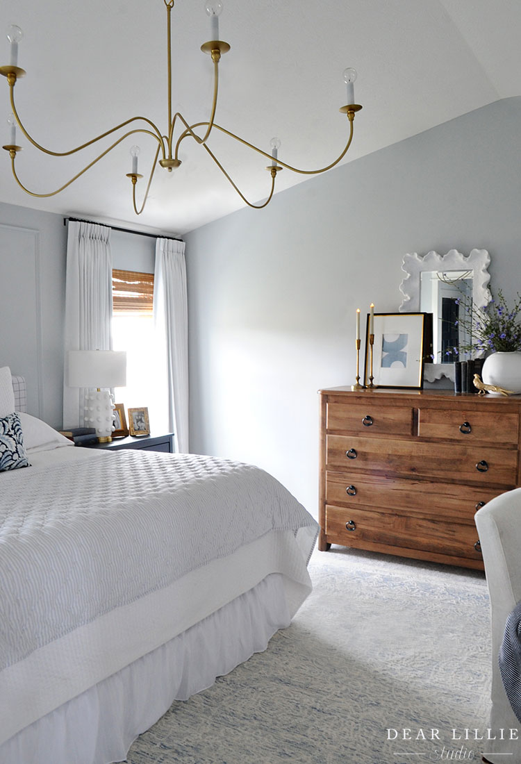 Pleated Drapery Panels In Our Bedroom