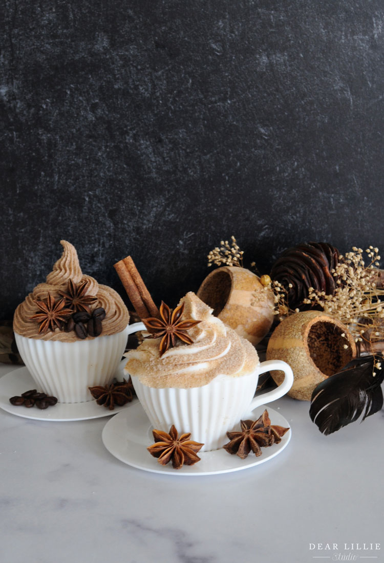 Fall Teacup Cupcakes