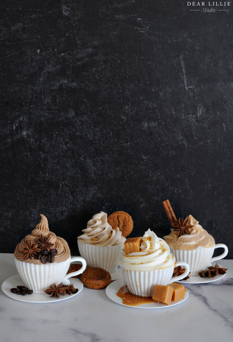 Fall Teacup Cupcakes