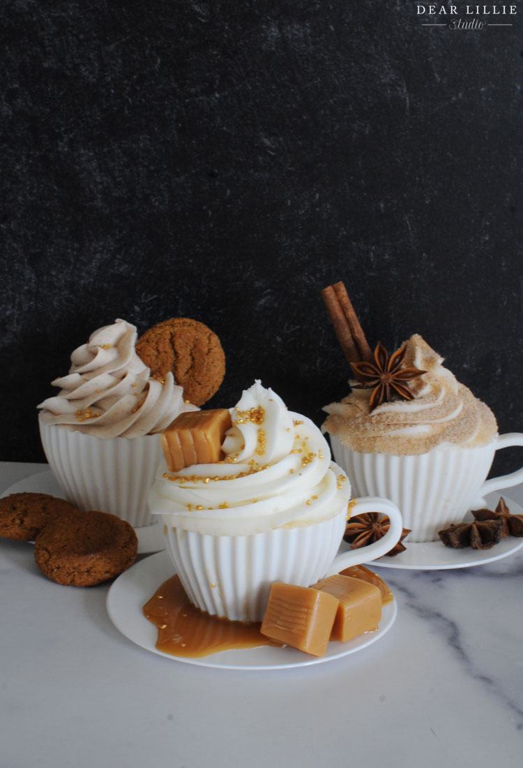 Fall Teacup Cupcakes