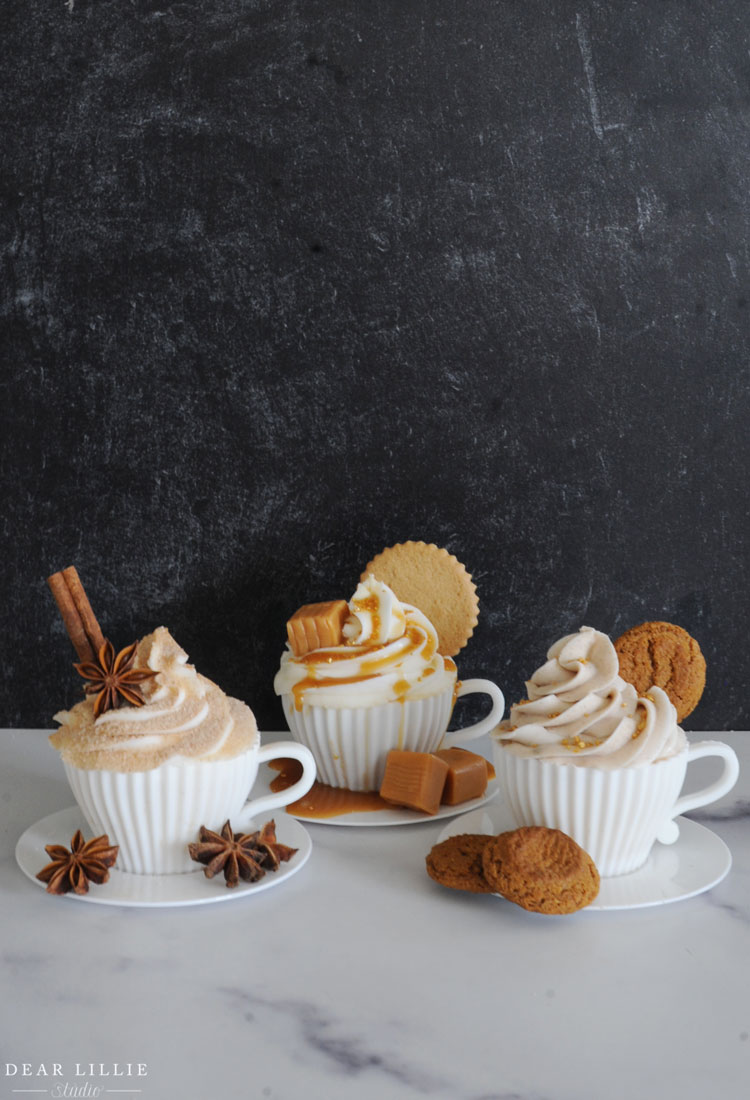 Fall Teacup Cupcakes