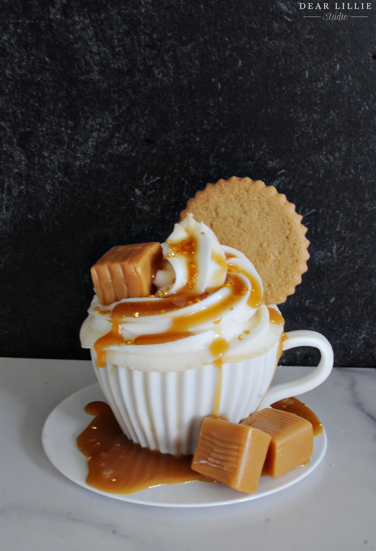 salted caramel cupcake 