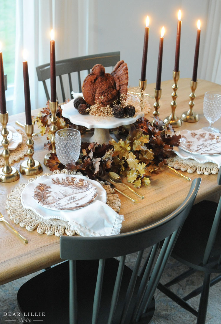 Turkey Shaped Cake for Thanksgiving