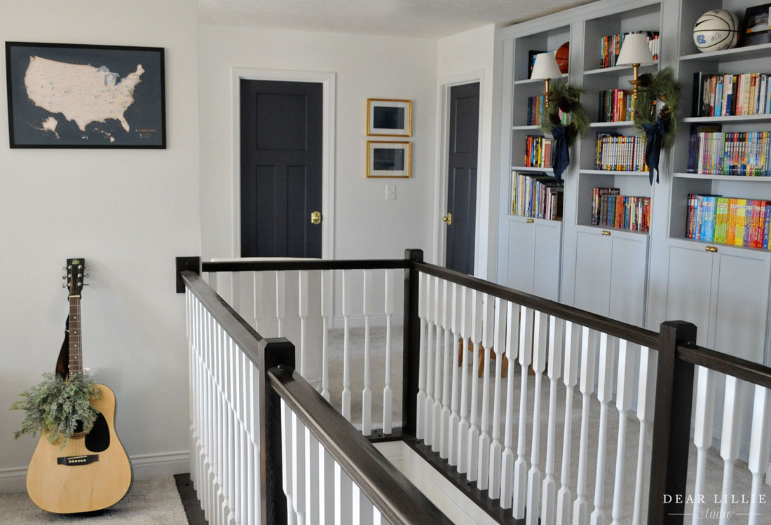 Upstairs Loft With Billy Bookcases