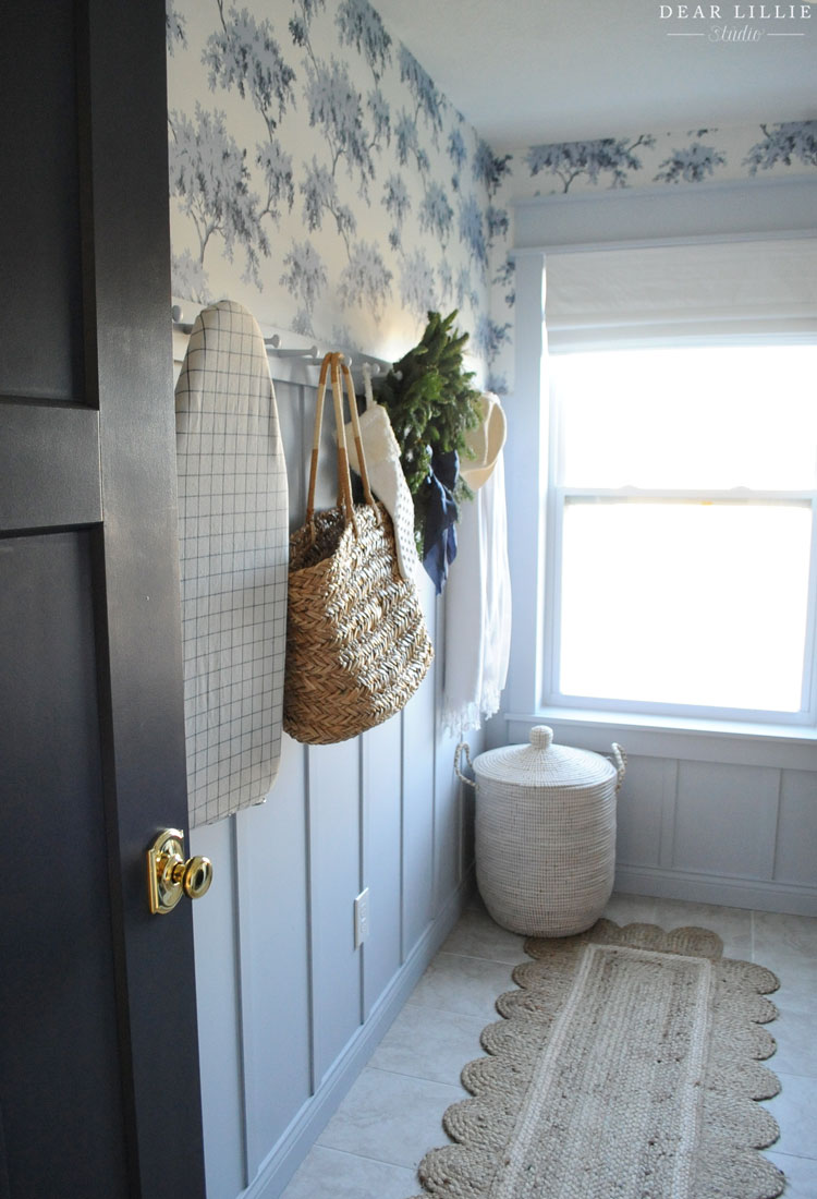 Blue Laundry Room