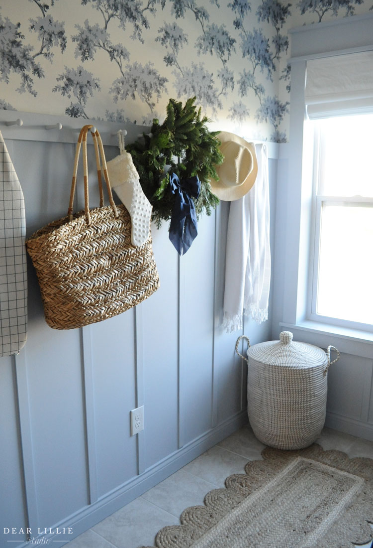 Blue Laundry Room