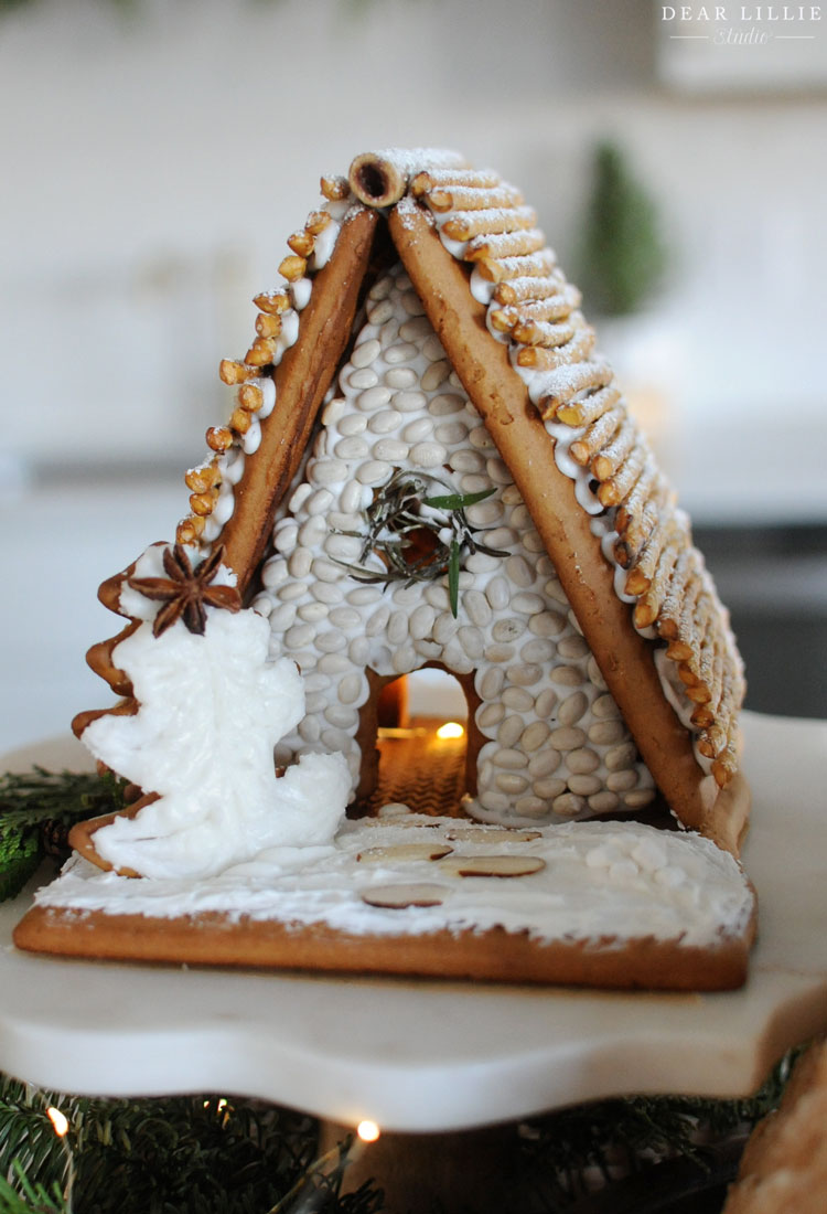 Stone Cottage Gingerbread House