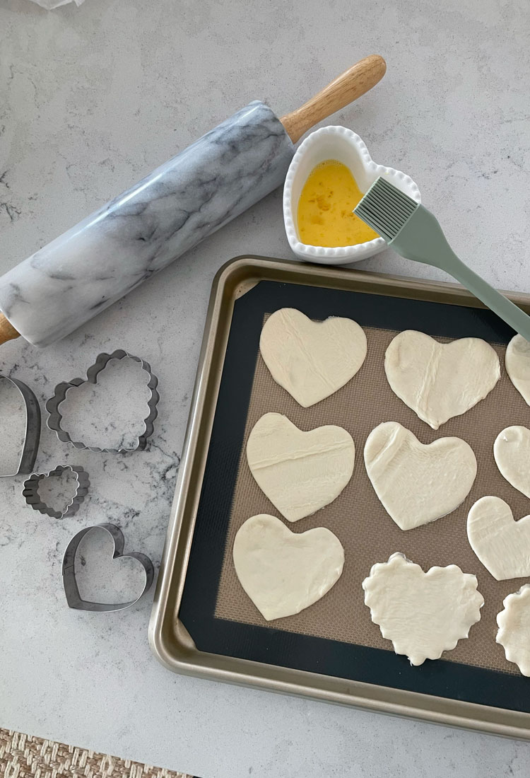 Puff Pastry Hearts