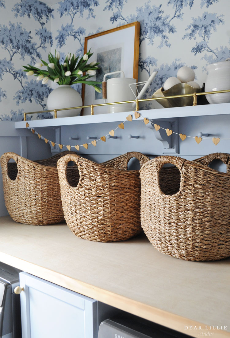 Blue Laundry Room