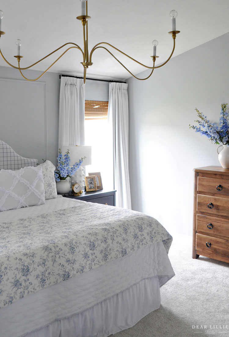 Blue Floral Bedding
