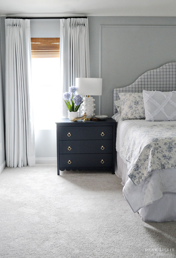 Blue Floral Bedding