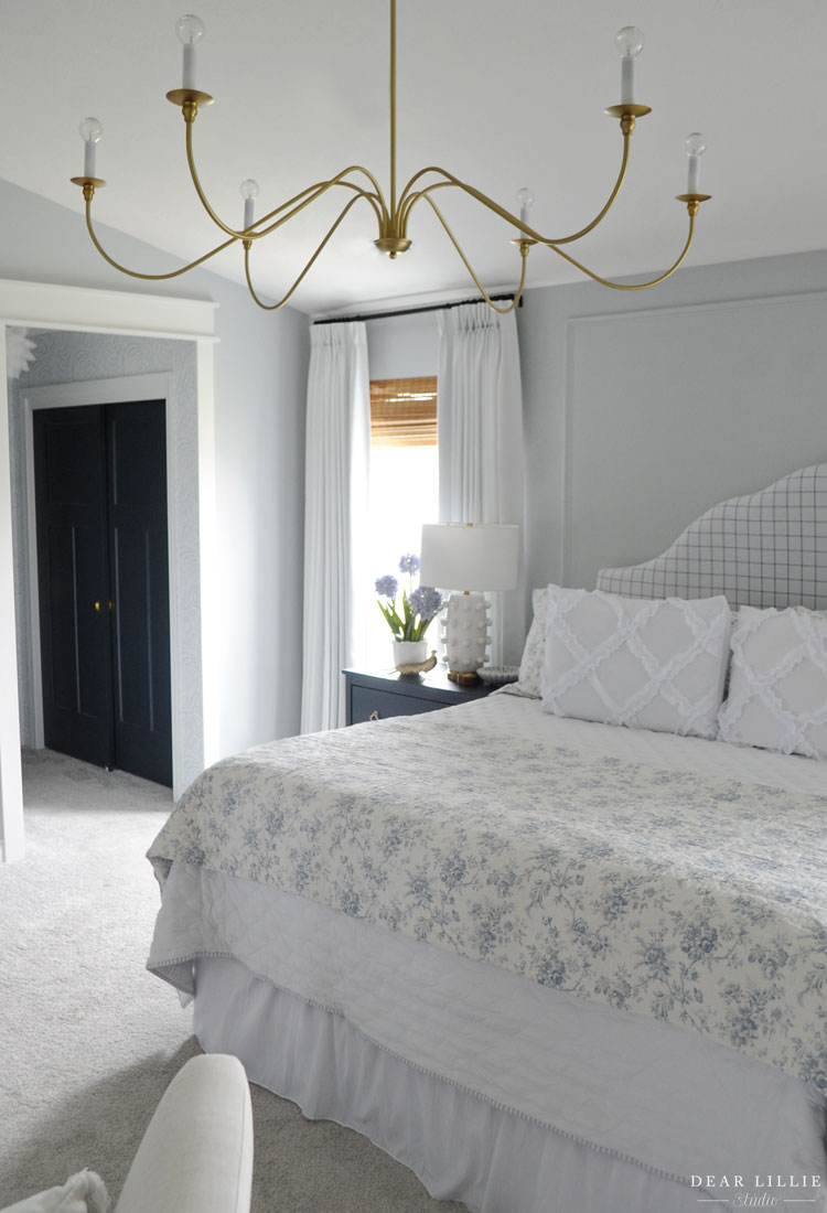 Blue Floral Bedding