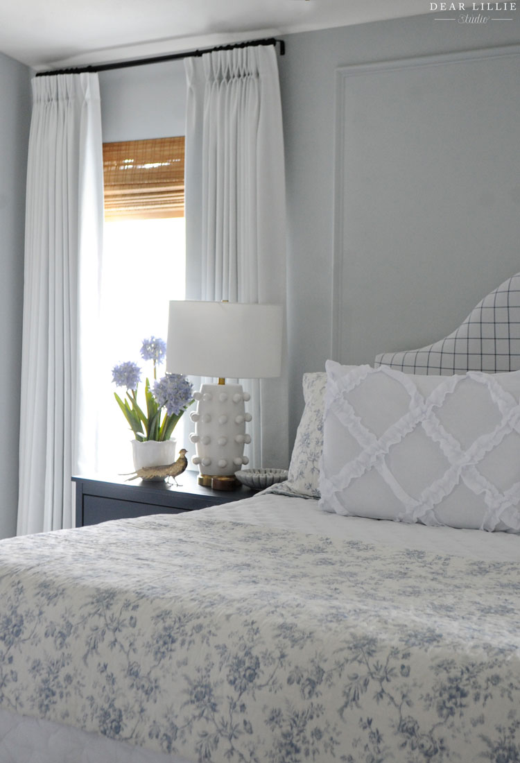 Blue Floral Bedding